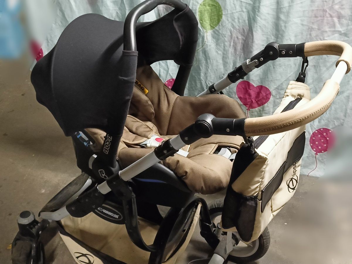 Wózek gondola baby activ, nosidełko maxi Cosi