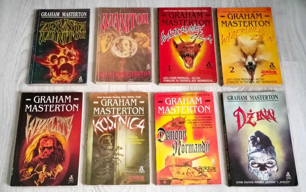 Masterton Wizerunek zła Kostnica Dżinn Zemsta Manitou Demony Normandii