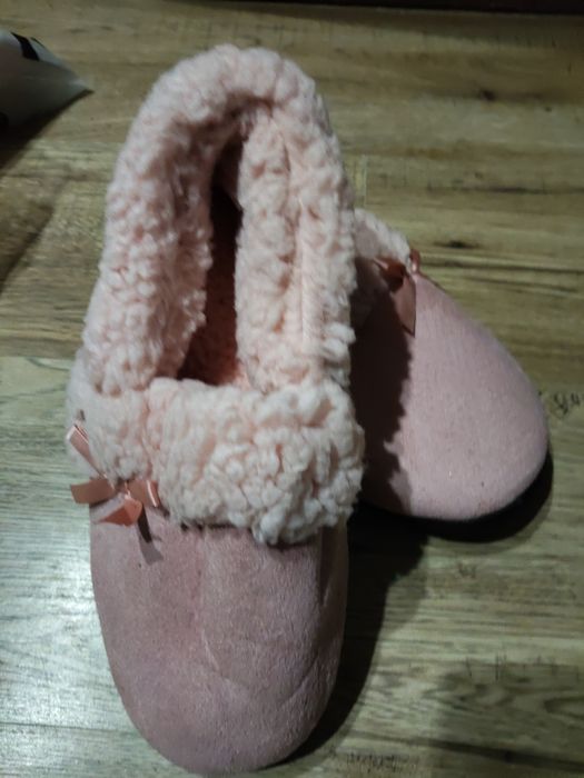 Ciapy Bambosze ocieplane rozm .40 długość wkładki 26.5 cm wkładki