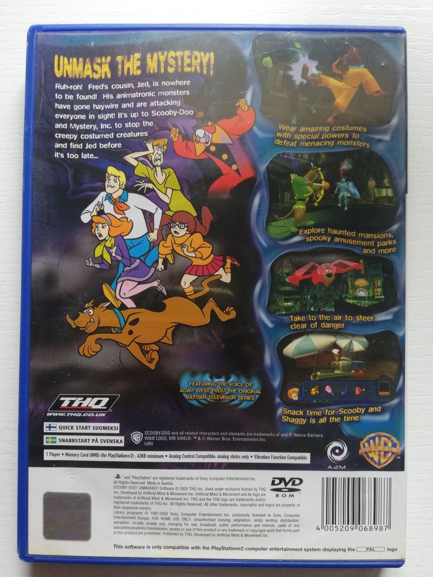 Scooby doo unmasked ps2