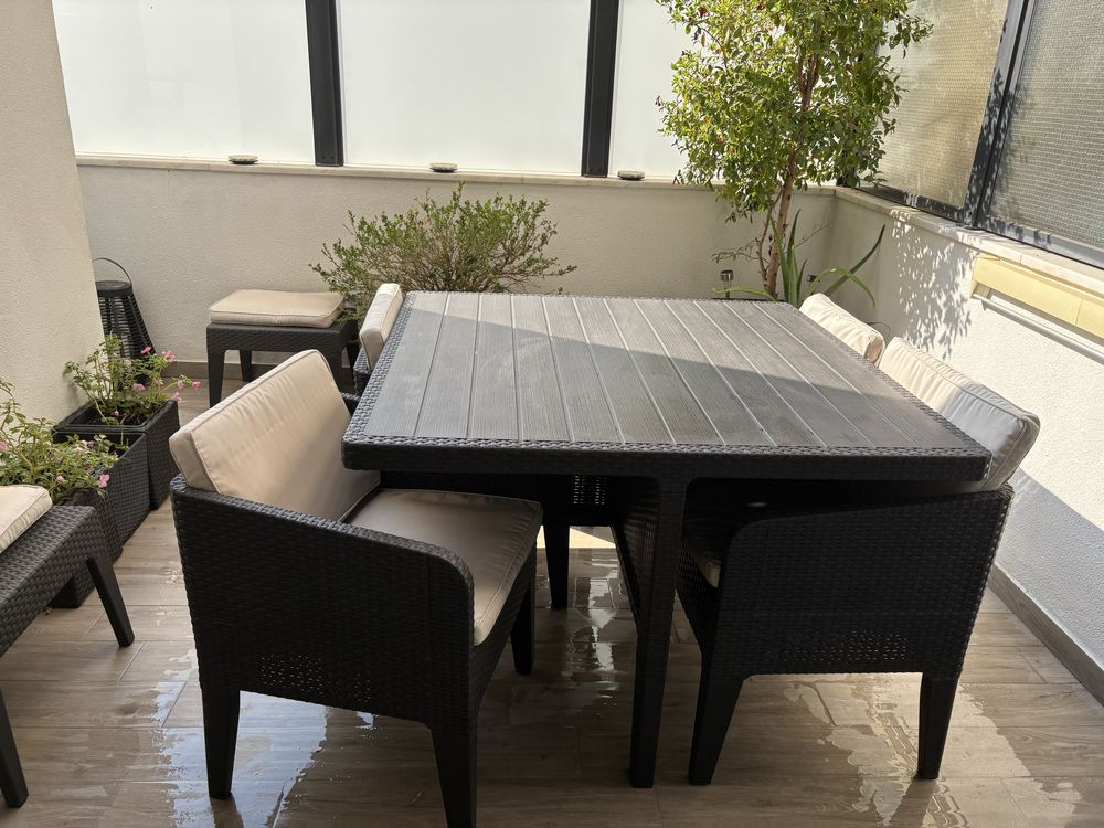 Conjunto de jardim ratan
