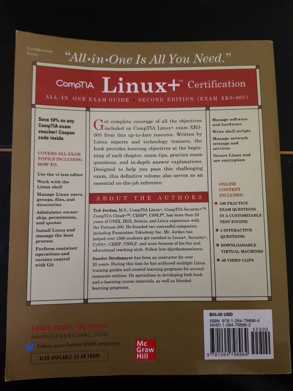 CompTIA Linux+ Certification All-in-One Exam Guide (XK0-005) 2nd