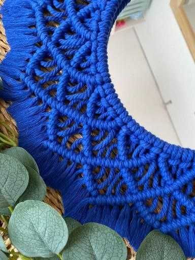 Espelho decorativo - Macramé