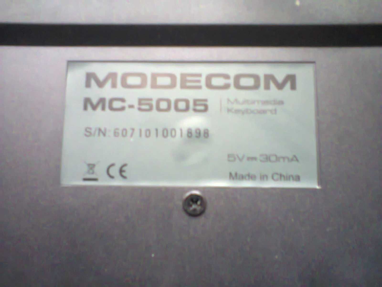 Klawiatura membranowa przewodowa USB Modecom MC-5005