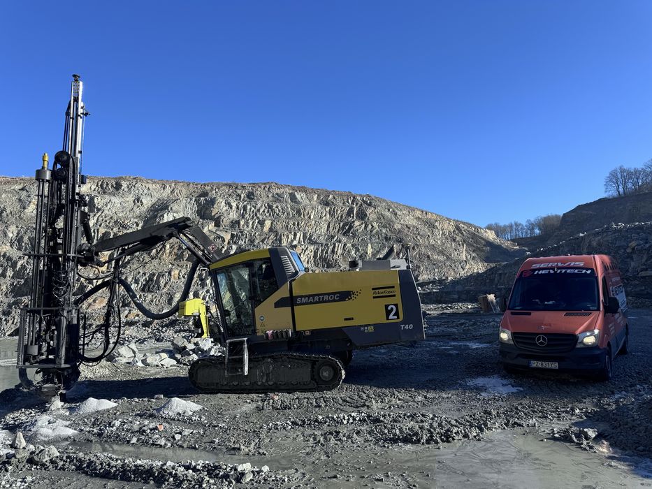 Wynajem wiertnicy pod otwory strzalowe Epiroc T40