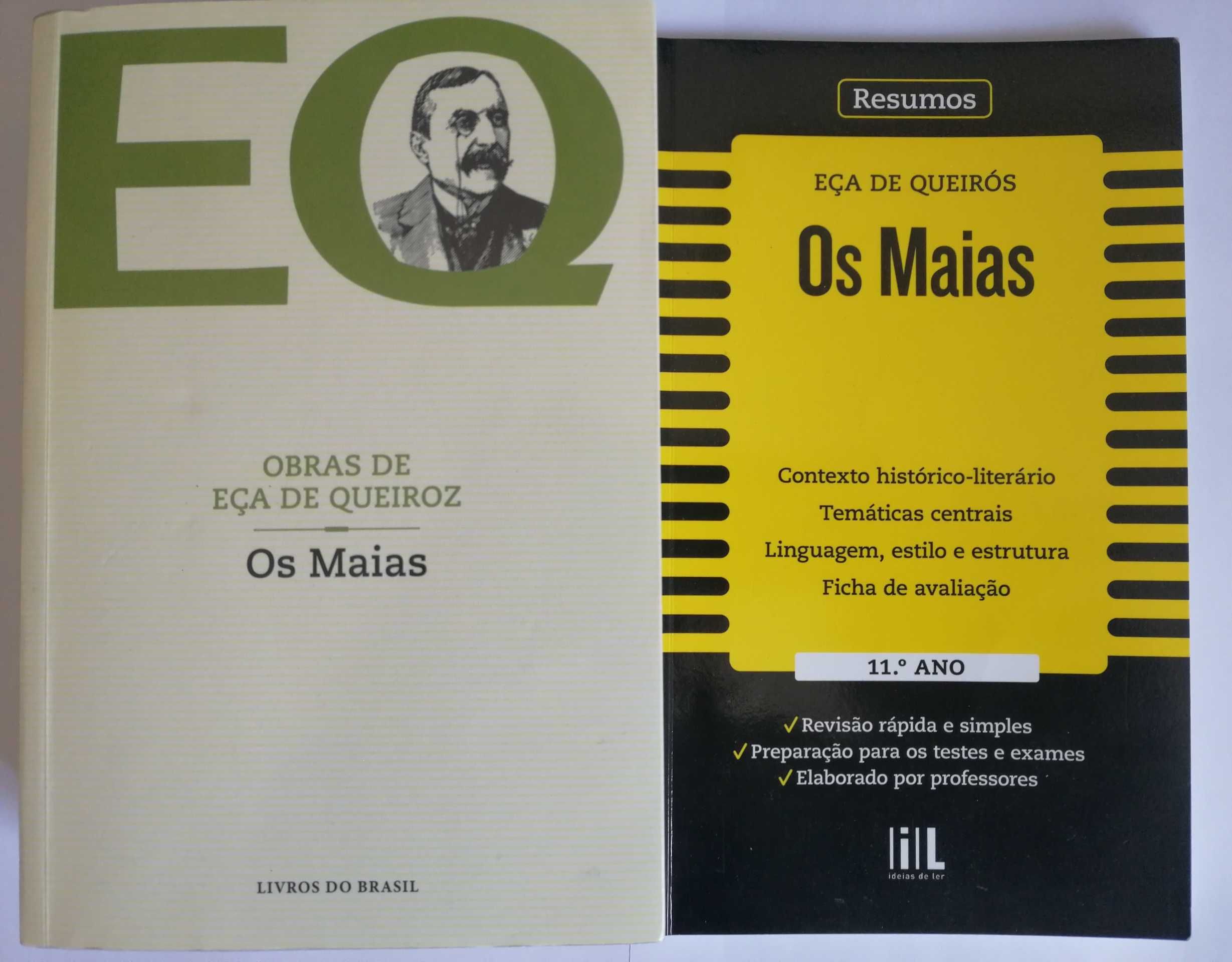 Os Maias, O ano da Morte de Ricardo reis, e o estudo das Obras, novos