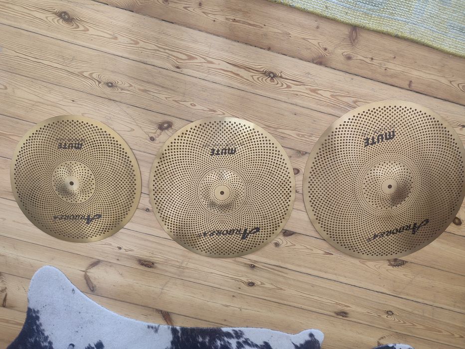 Arborea Mute zestaw cichych talerzy perkusyjnych ride/crash ride/crash