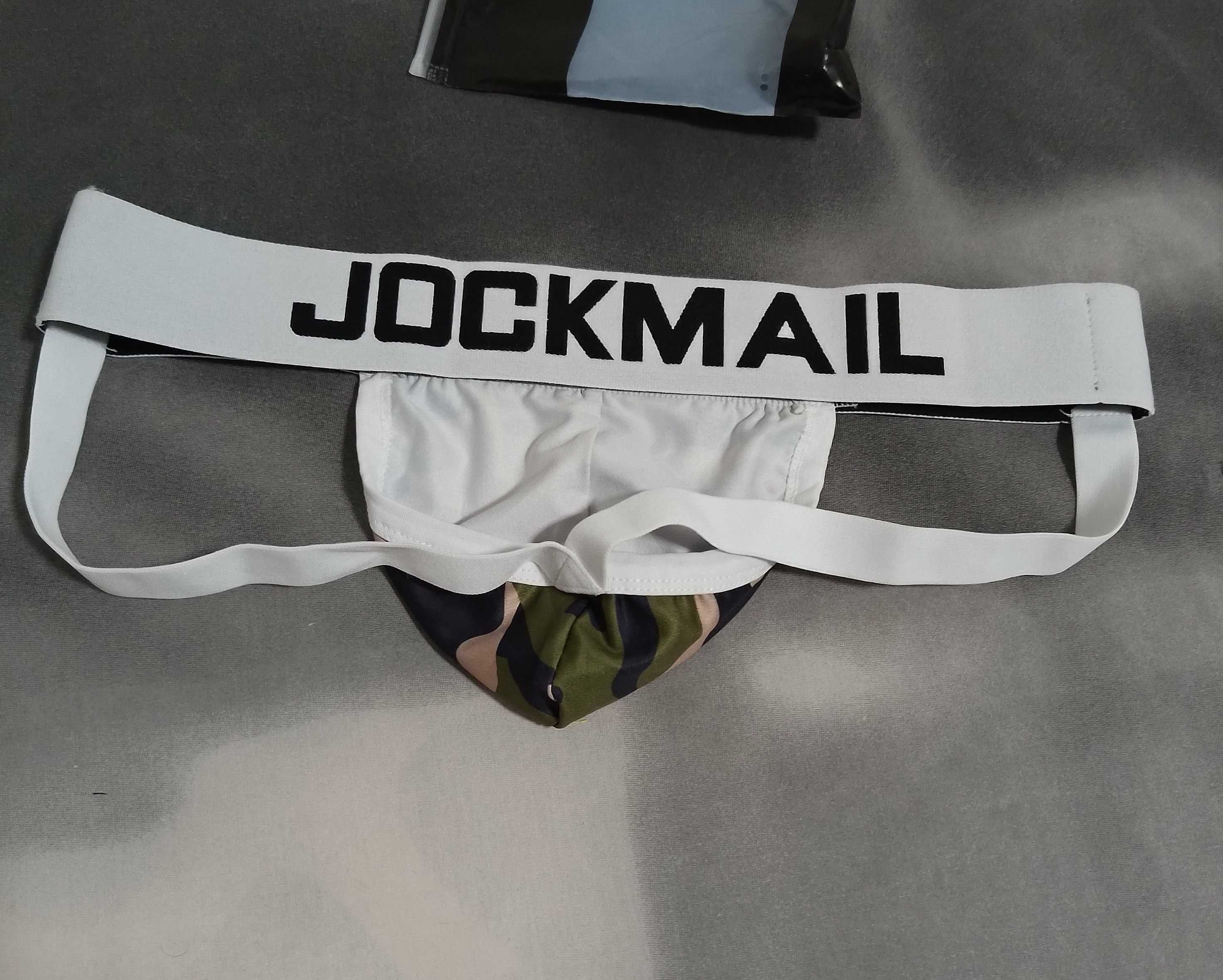 Sexowne majtki jockstrap JOCKMAIL moro L