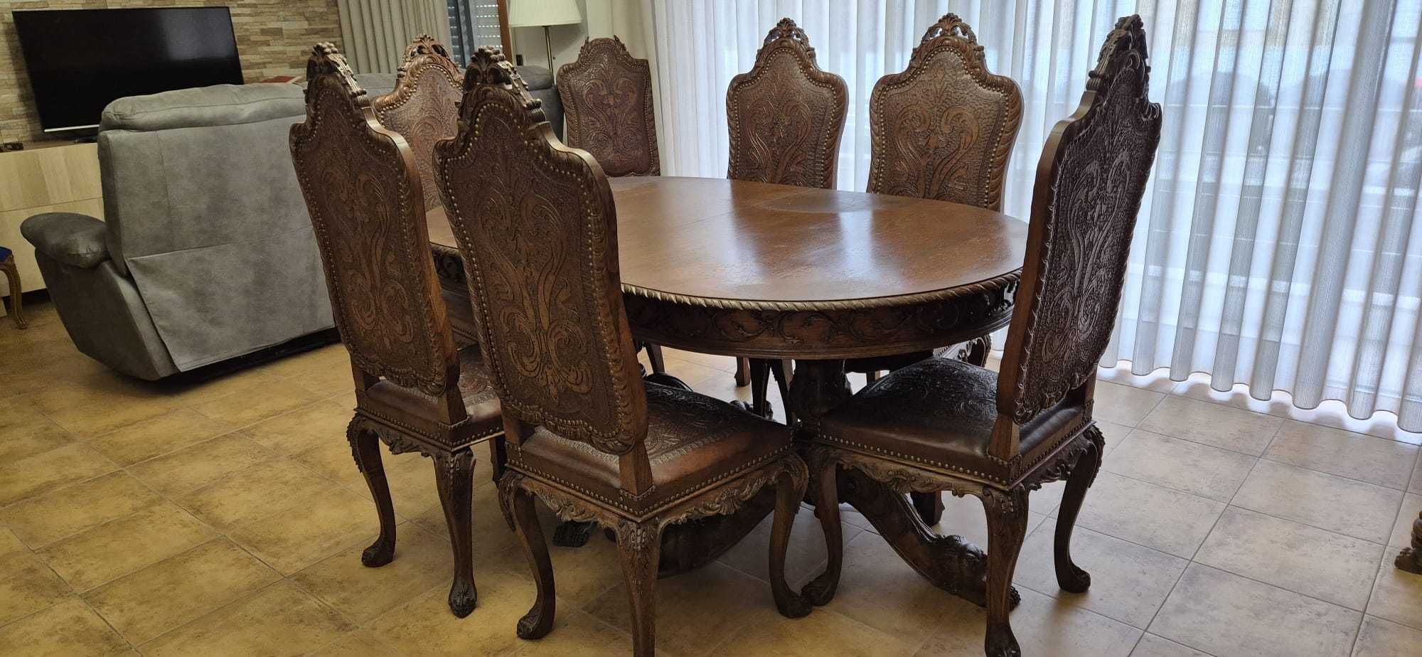 Mobilia Sala de Jantar(Vintage Cabeça de Leao)
