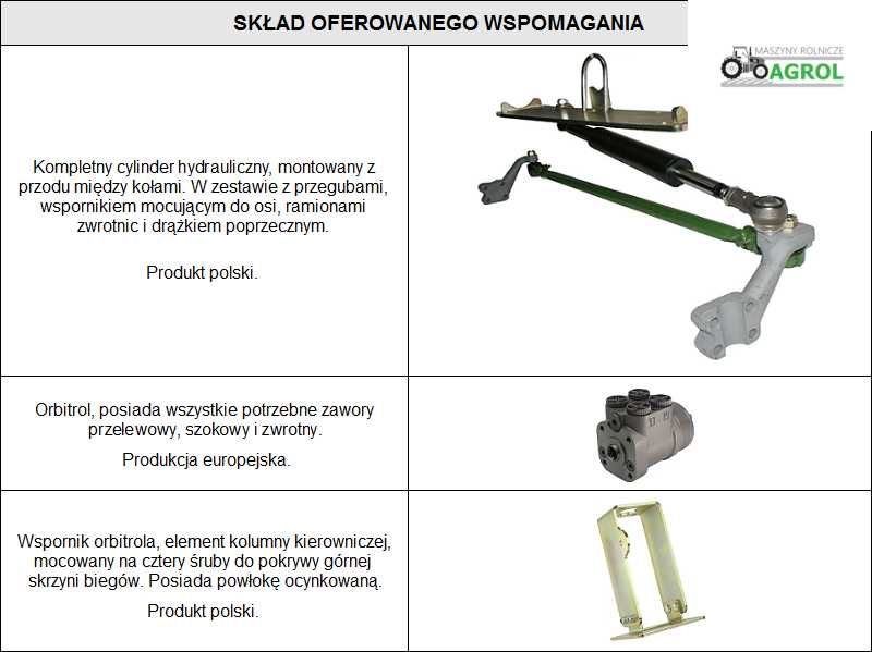 Wspomagania do ciagnikow C330,C360,MONTAZ,transport