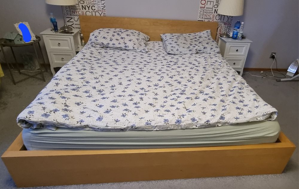 Rama łóżka z stelażem MALMA