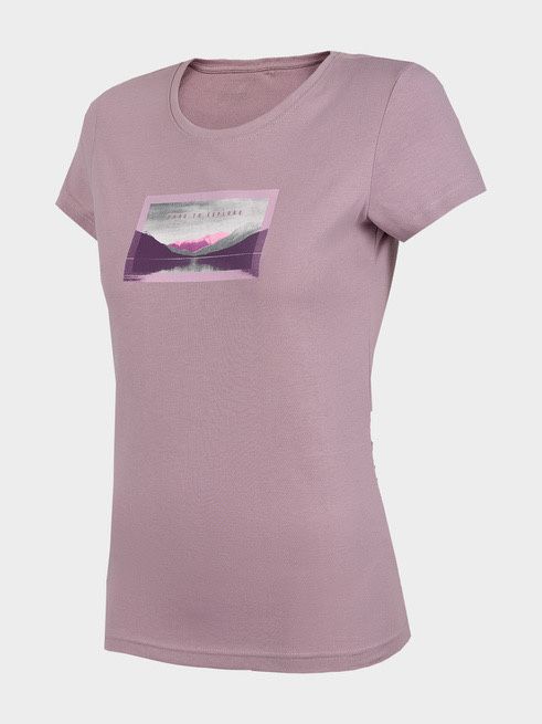 4F t-shirt damski lilac r.XS, S
