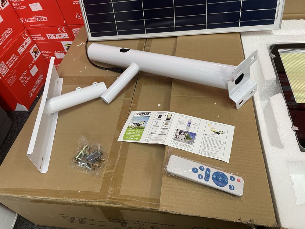 Lampa Solarna PREMIUM Uliczna VÖGLER GmBh wersja 1500 W, latarnia