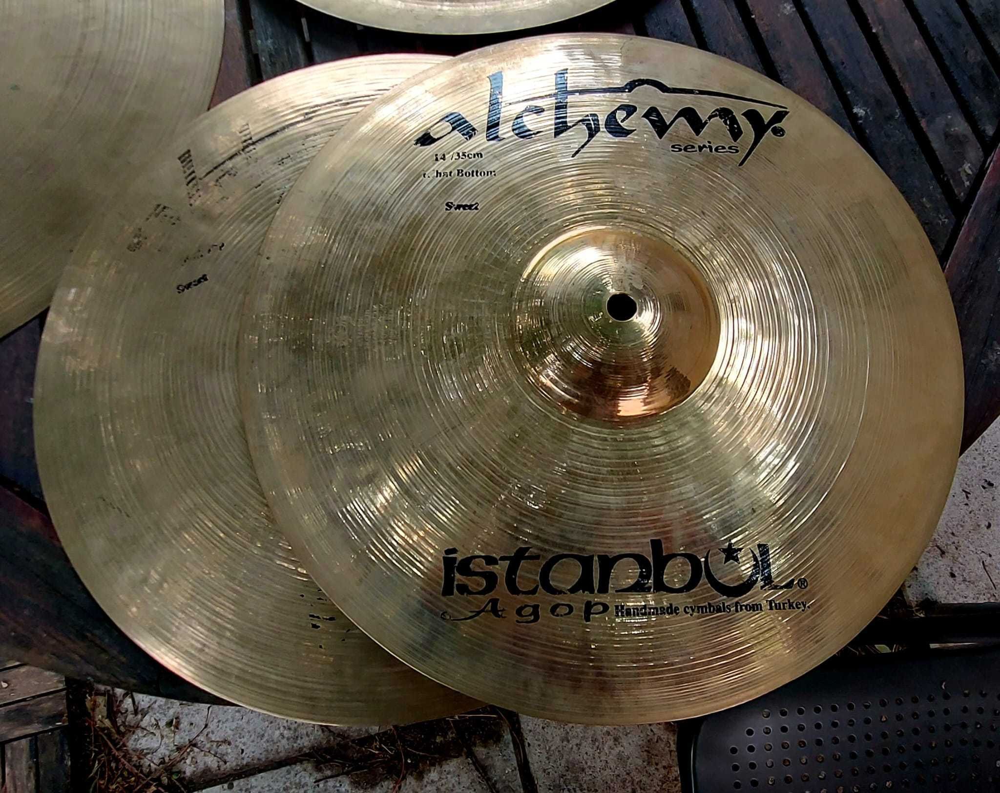 Pratos Istambul serie Alchemy . (Handmade cymbals from Turkey) Vintage