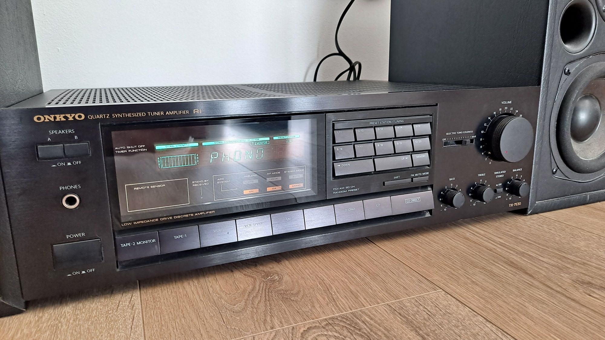 Onkyo 7530 amplituner stereo+kolumny