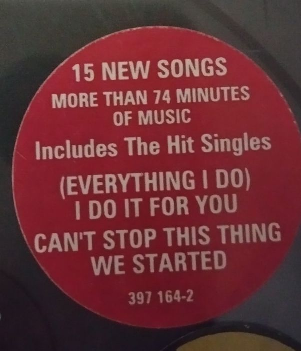 Bryan Adams waking up the neighbours CD