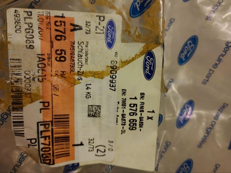 Kuga MK1 rura dolotowa