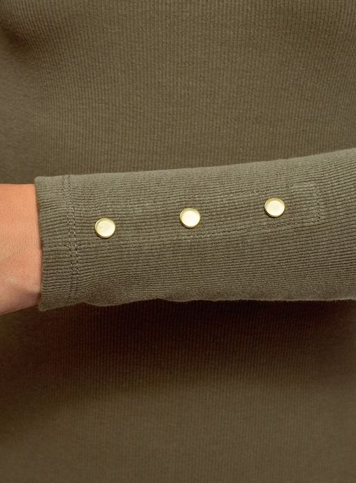 Сукня в рубчик кольору олива. Платье в рубчик трикотаж оливкового цвет