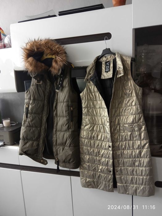 długie kamizelki - rozm  .36/s 2 szt