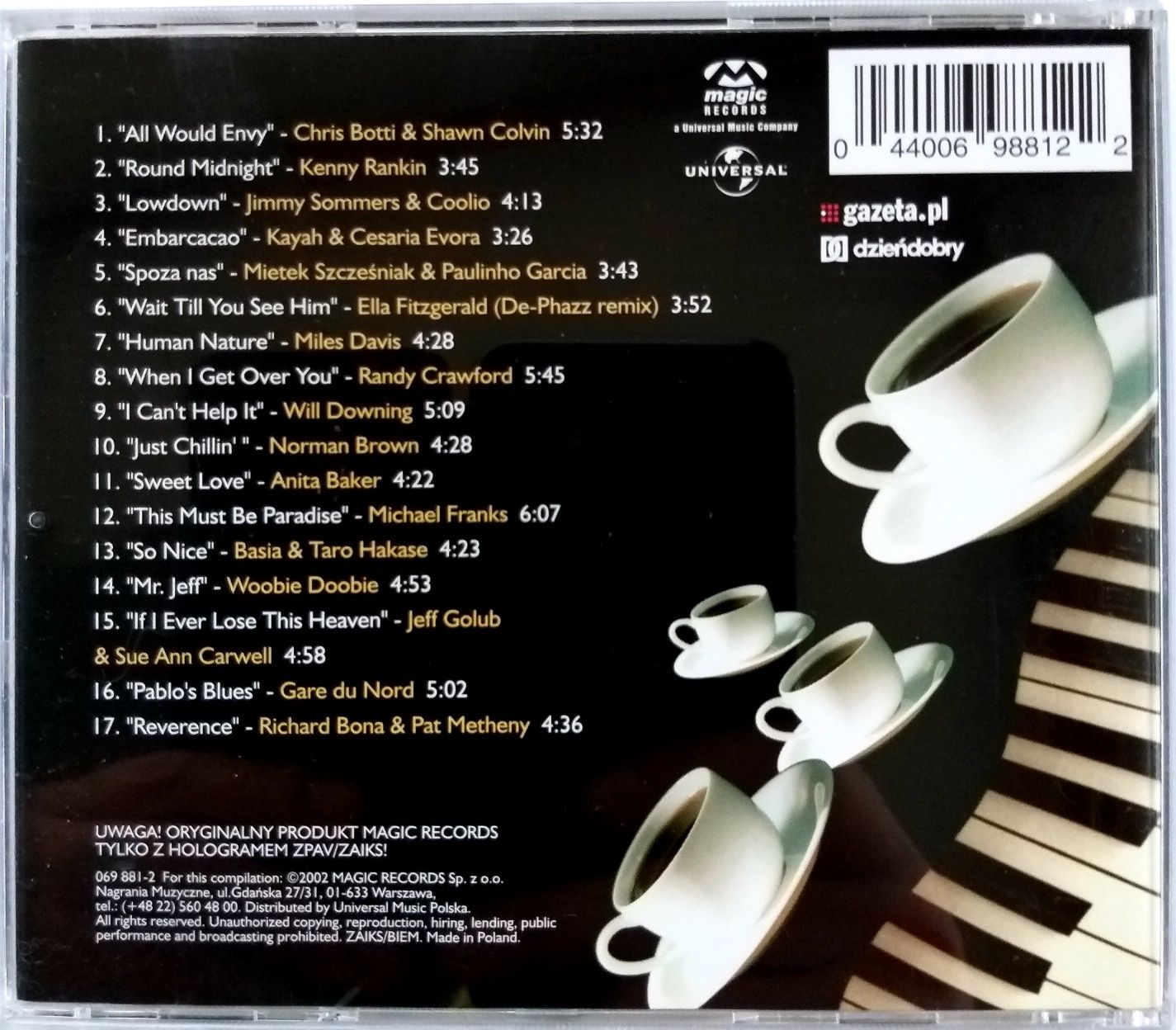 Smooth Jazz Cafe 4 2002r Woobie Doobie Miles Davis Kayah
