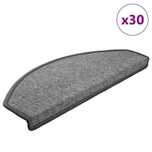 Vidaxl Maty Na Schody 30 Szt. Ciemnoszary 65X24X4 Cm