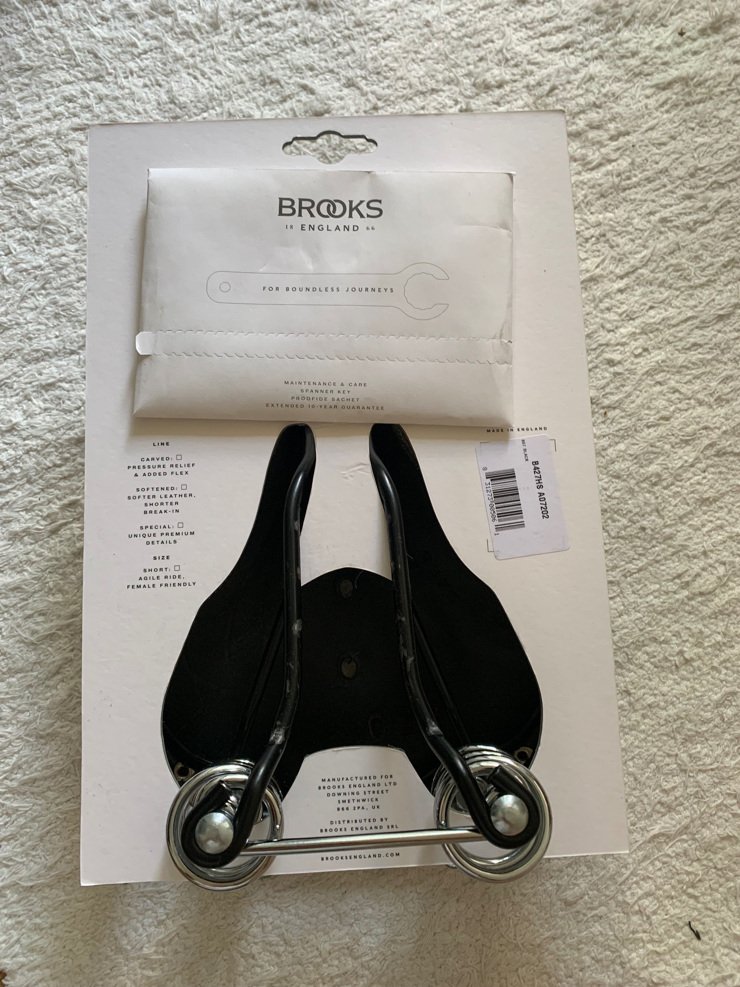 Siodełko skórzane BROOKS B67