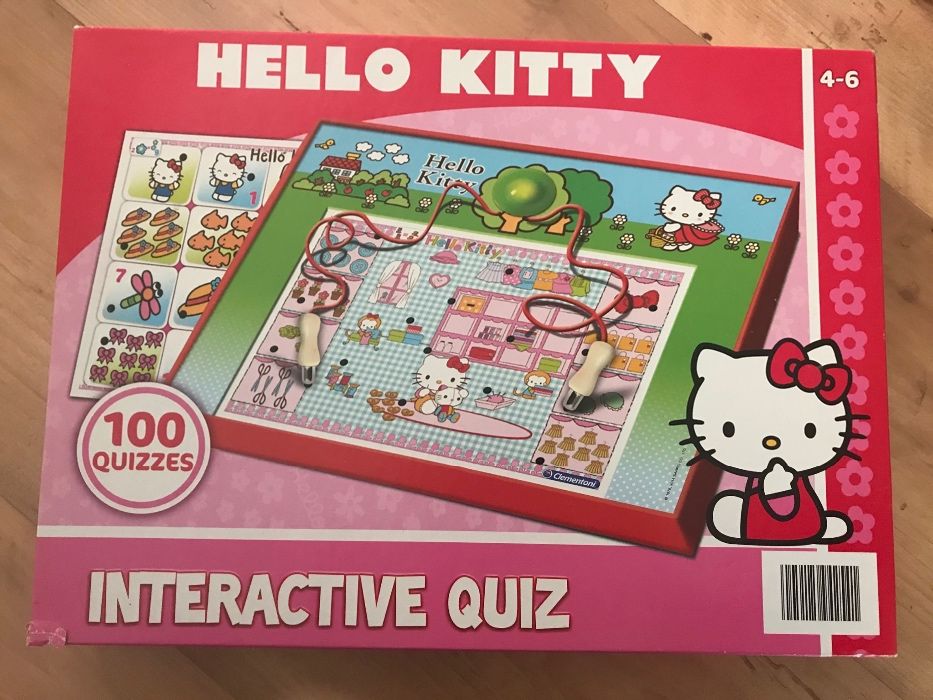 Hello Kitty interaktywny quiz edukacyjna gra