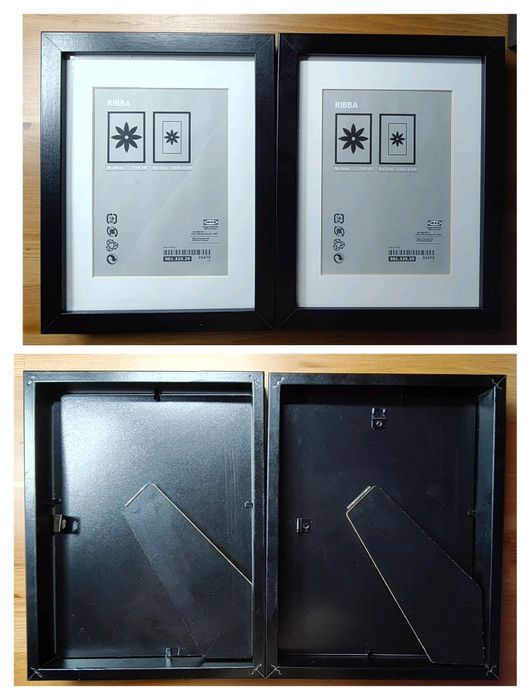 Zestaw 6 ramek IKEA RIBBA – czarne