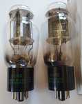 6B4G Sylvania NOS x2 Para Lampy Elektronowe USA 6A3 6S4S 2A3