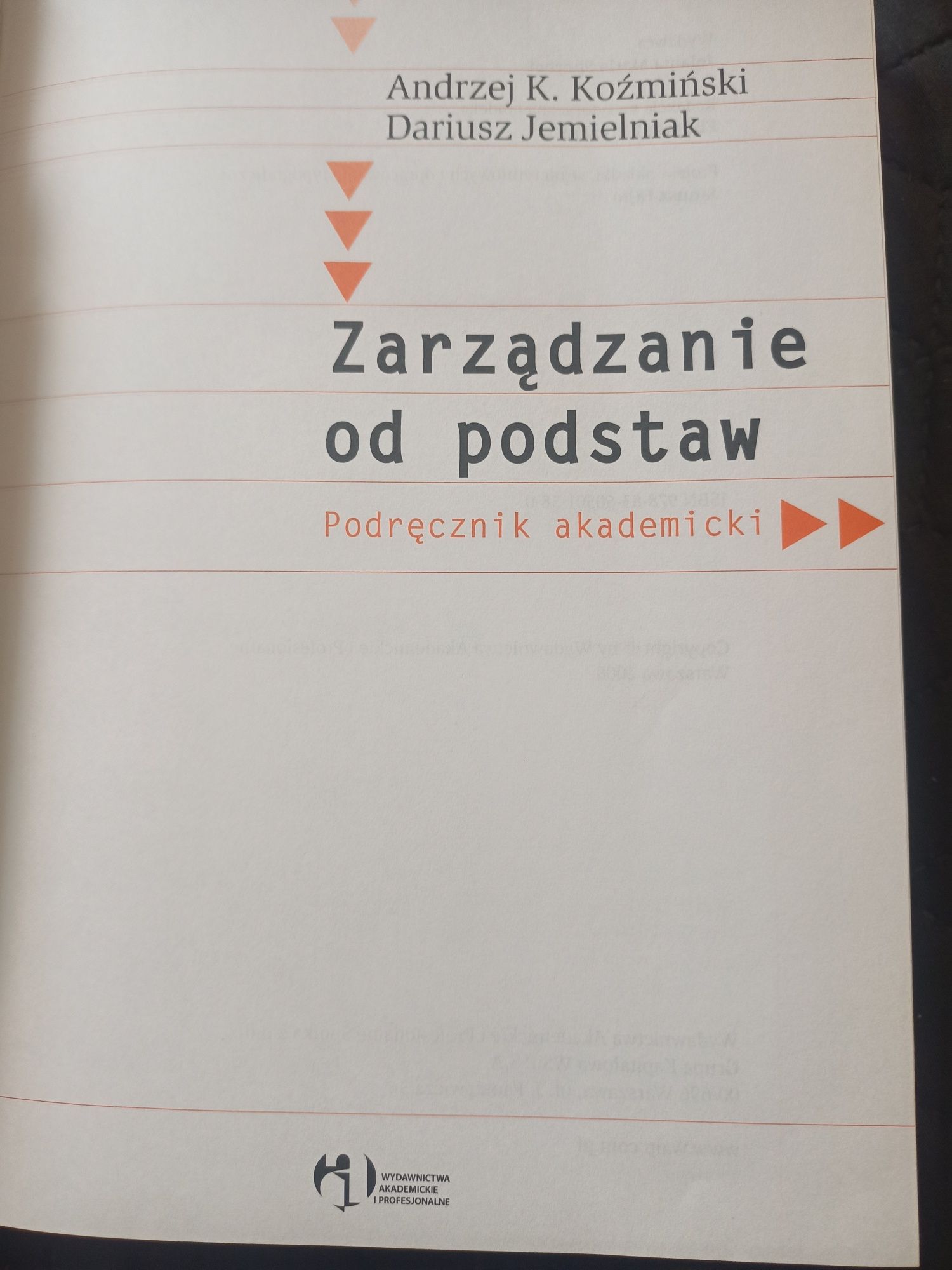 Zarządzanie od podstaw Koźmiński Jemielniak