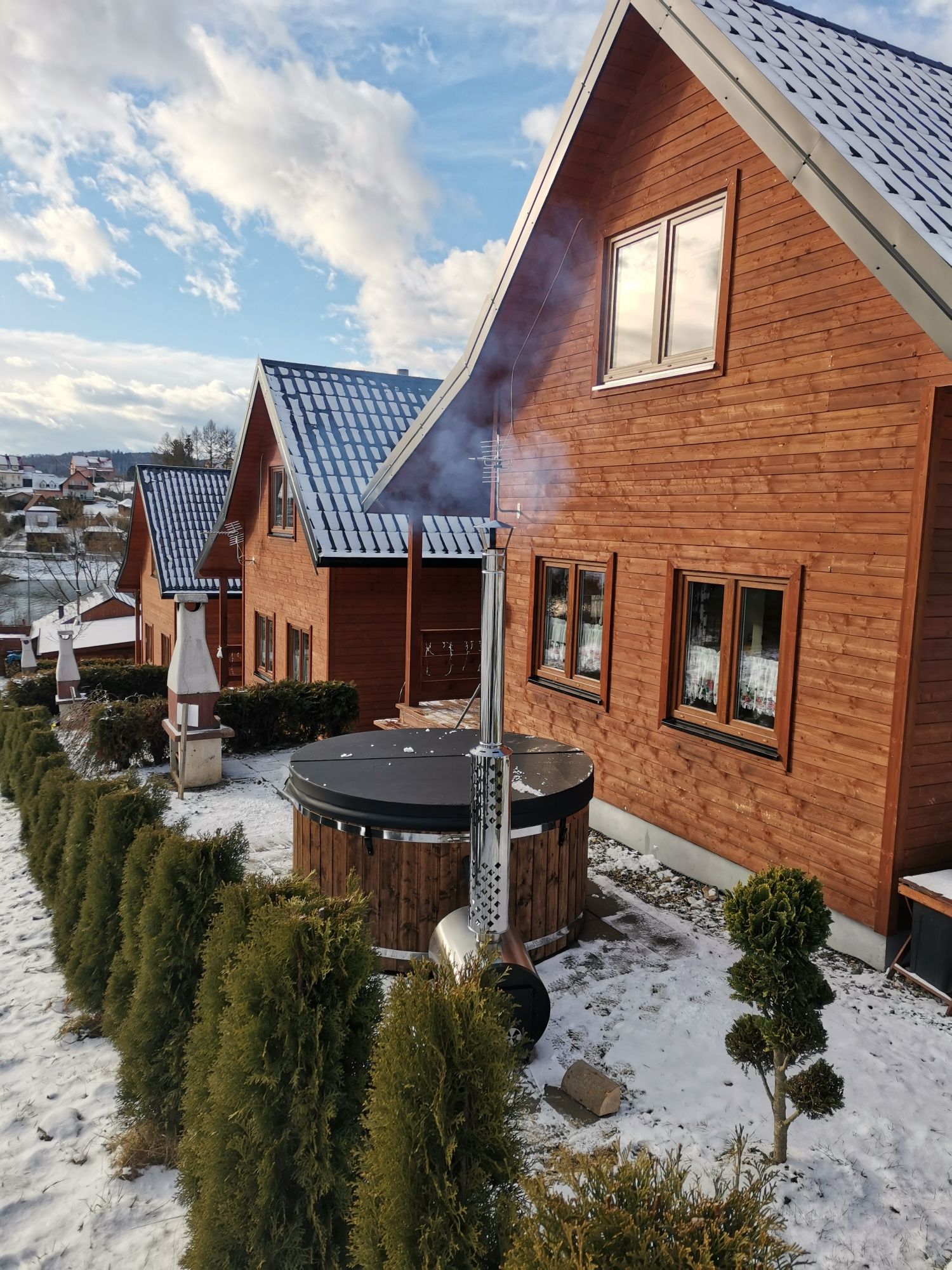 Domek z balią jacuzzi Bieszczady, Zawóz, Solina