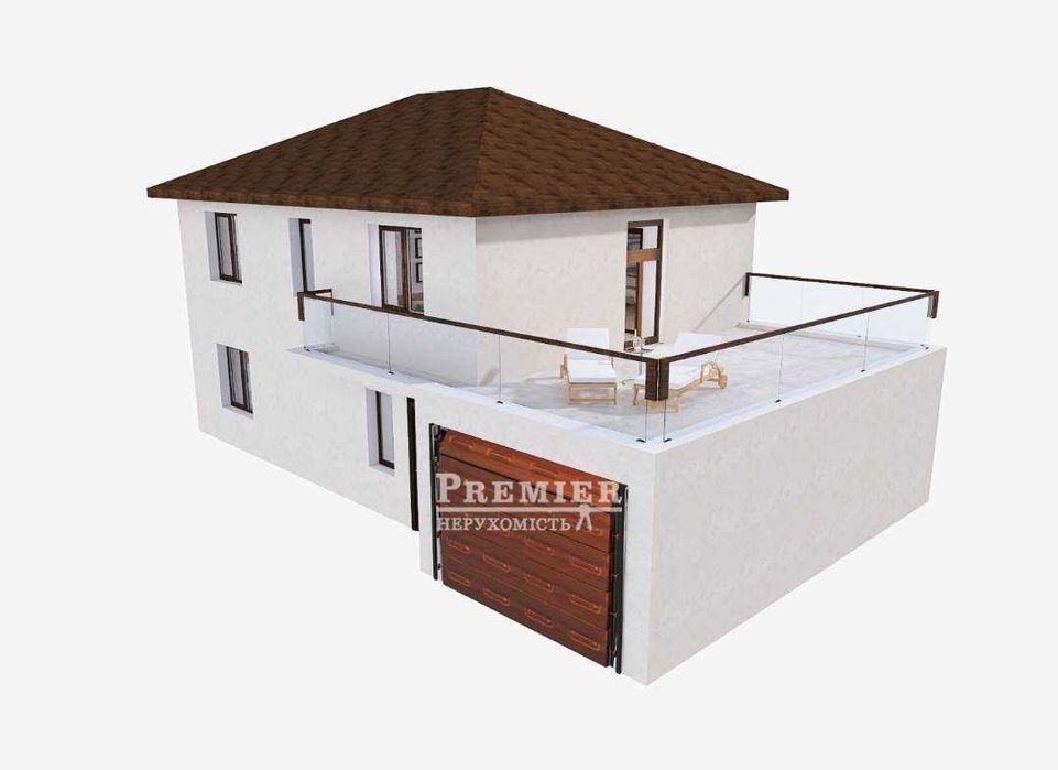 У продажу будинок біля озера з гаражем