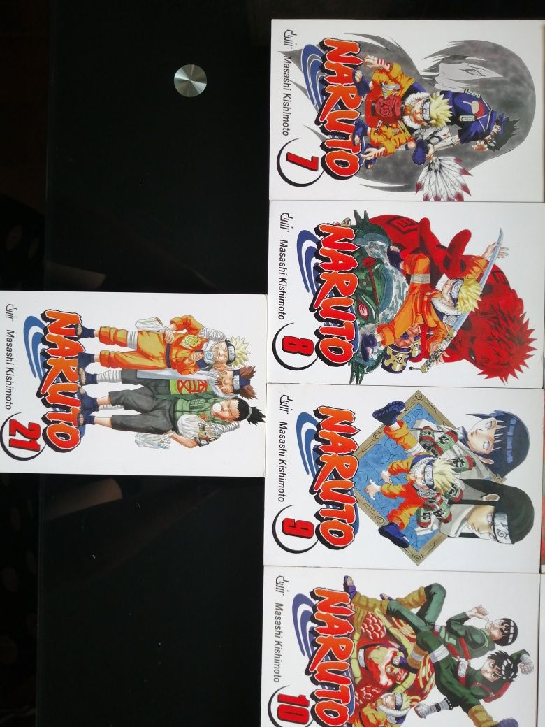 Mangás Naruto. Volumes 3-10, 21 como novos