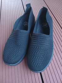 Czarne trampki tenisówki buty damskie 40 wkładka 25 cm