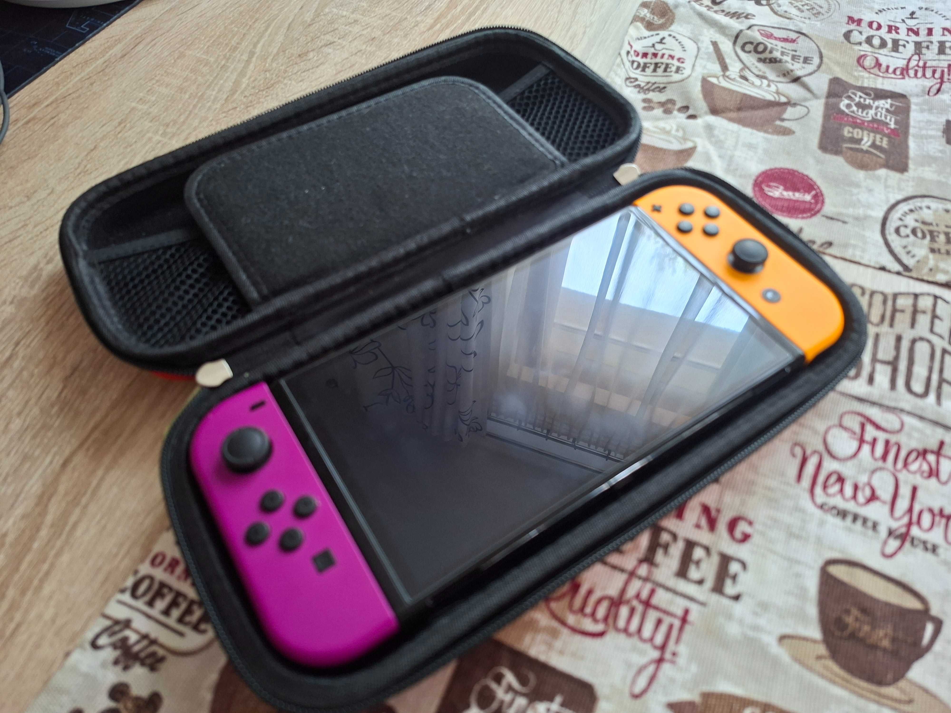 Nintendo switch oled wypasisona z mnistwem gier zamienię