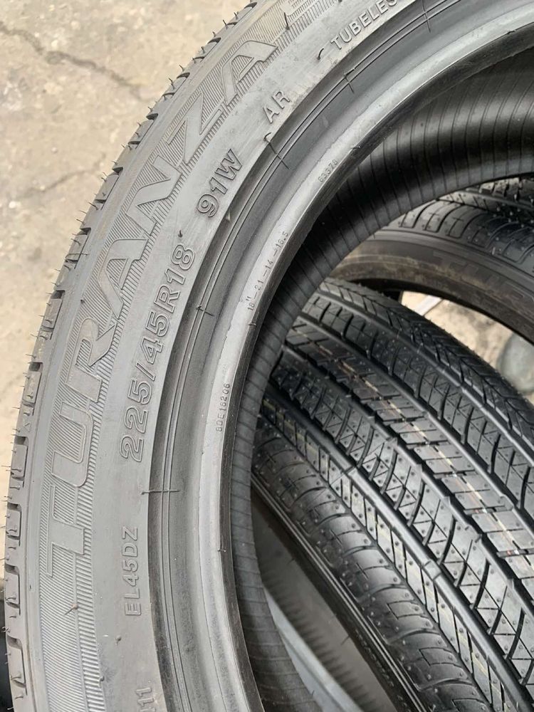 Шини нові 225/45 R18 BRIDGESTONE TURANZA EL450 RFT 2022 року 225 45 18