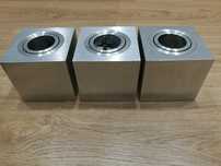 3x nowoczesna lampa/kinkiet Kwazar Lighting,inox,GU10/loft,industrialn