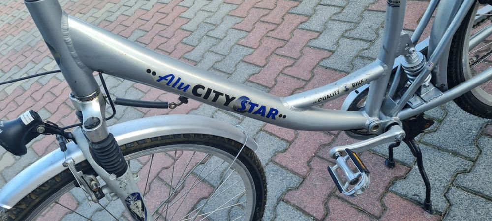 Rower aluminiowy damka koła  28" OLEŚNICA 7 biegów