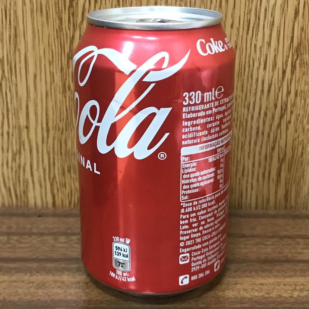 Lata Coca-Cola Vazia e Fechada - Erro de Fábrica ( RARO )