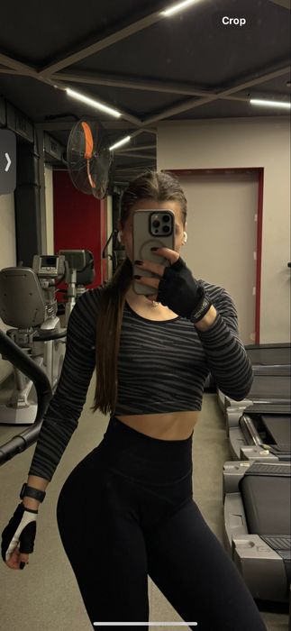 рашгард лонг спортиний зебра