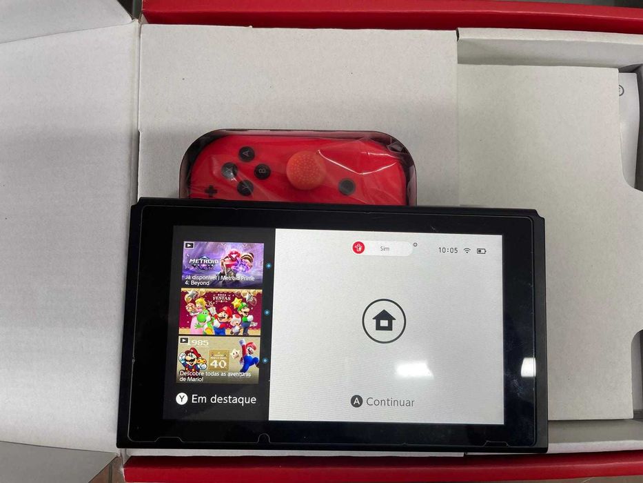 Nintendo Switch Como Nova!!! + 1 Jogo + Estojo Protetor