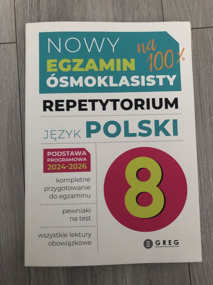 Repetytoria do egzaminu ósmoklasisty