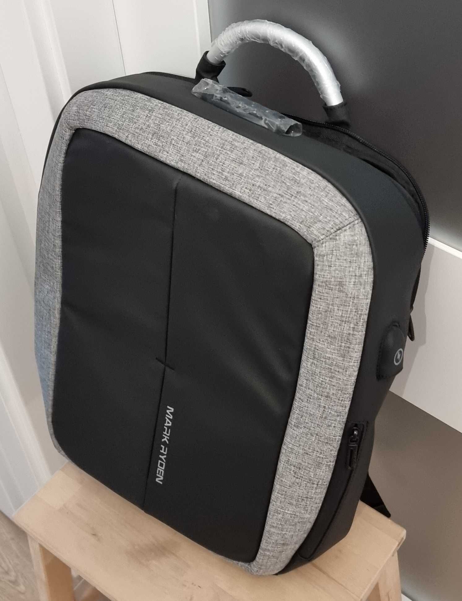 Plecak/walizka na laptopa z ładowaniem USB NOWY