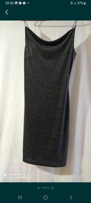 Платье коктейльное с люрексом