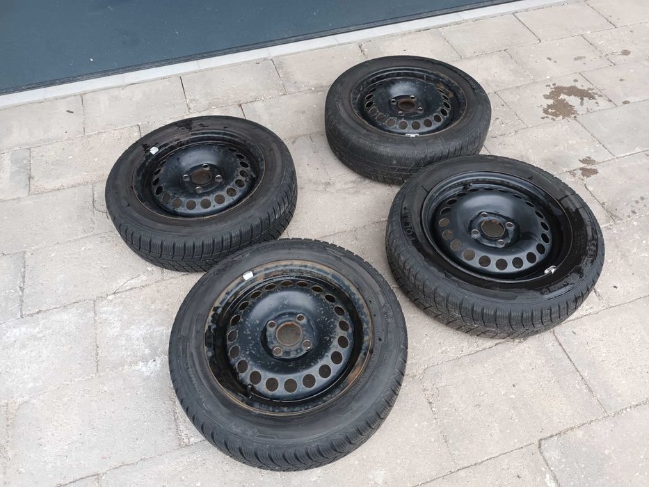 Koła zimowe OPEL 165/65 R14 4x100 / Felgi + opony BARUM 6mm / Ładne