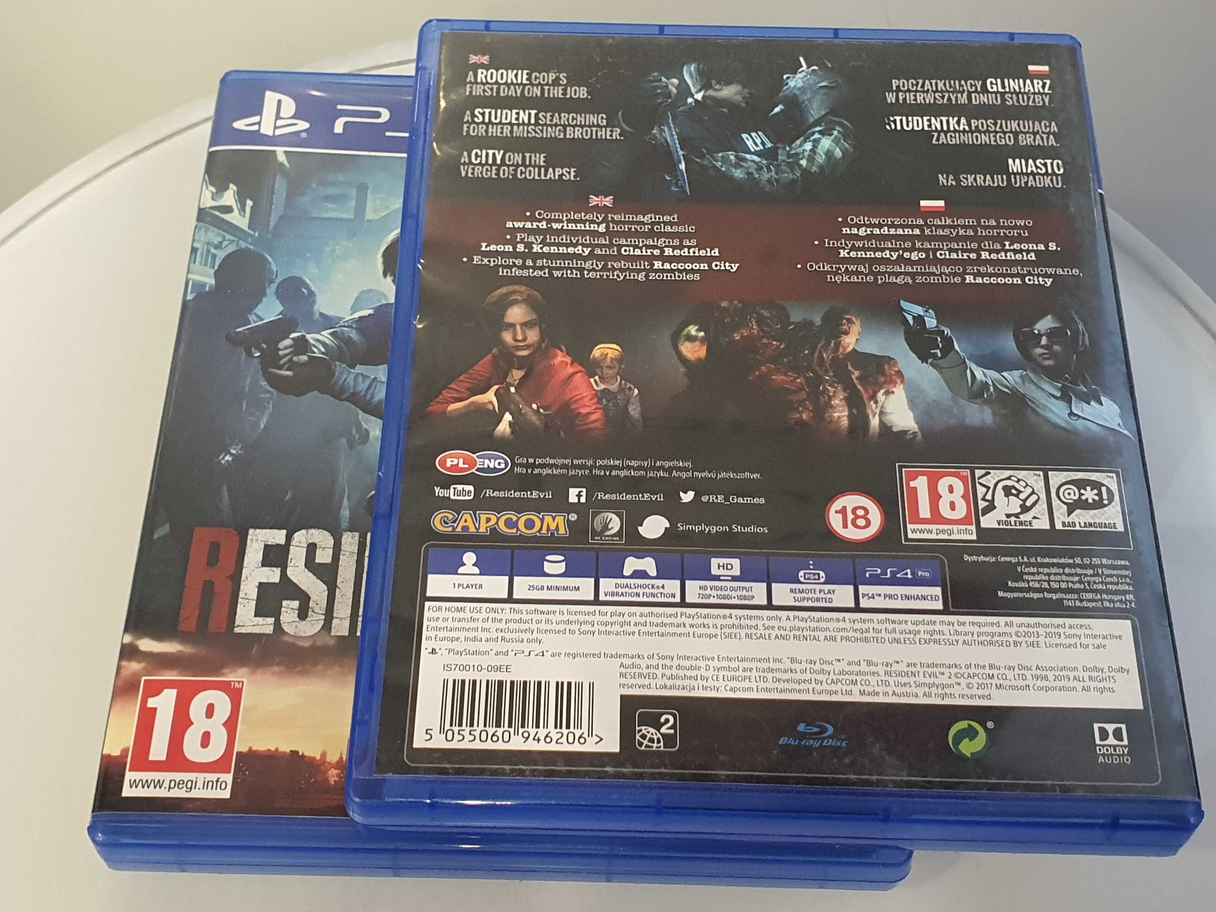 Resident EVIL 2 PS4 PS5 SKlep Zamiana