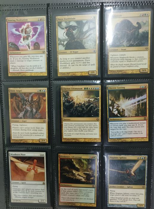 Lote 72 Cartas Magic The Gathering com Bolsas Incluídas