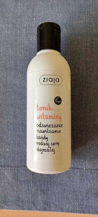 ZIAJA tonik witaminy każdy rodzaj cery. Raz używany. okazja!