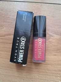 Avon matowa szminka w płynie Power Stay 16h relentless rose