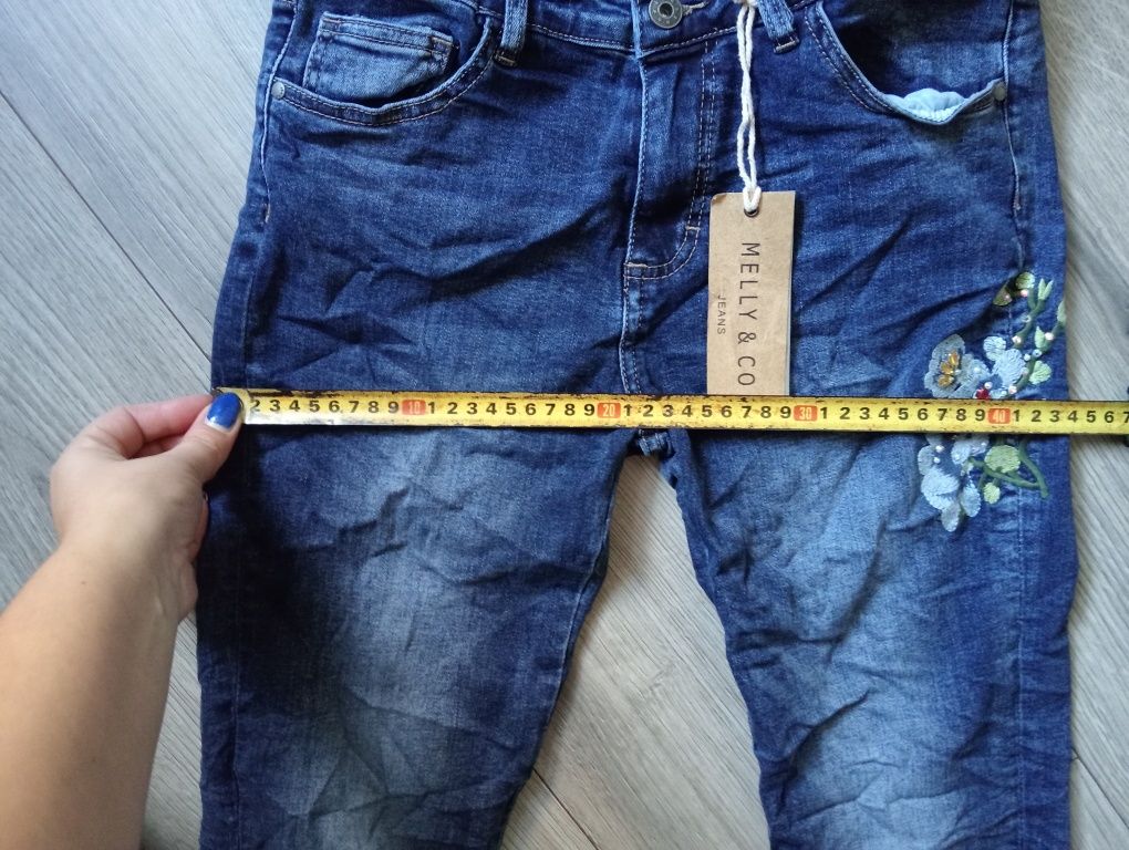 Spodnie jeansowe damskie Melly&Co